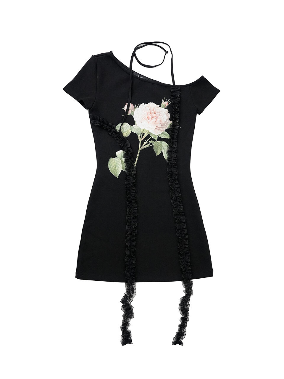 엘프엘프엘프 아카이브스]LACE LINED DRESS [BLACK]