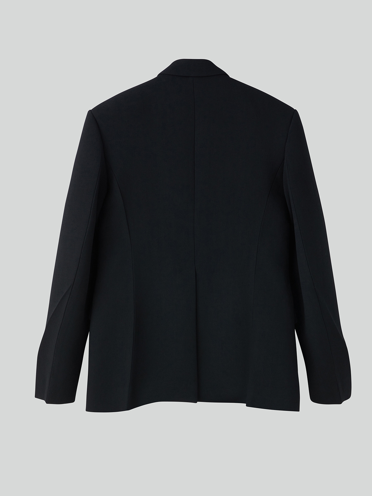 렉토]TWIST TWILL WOOL TAILORED JACKET (BLACK)