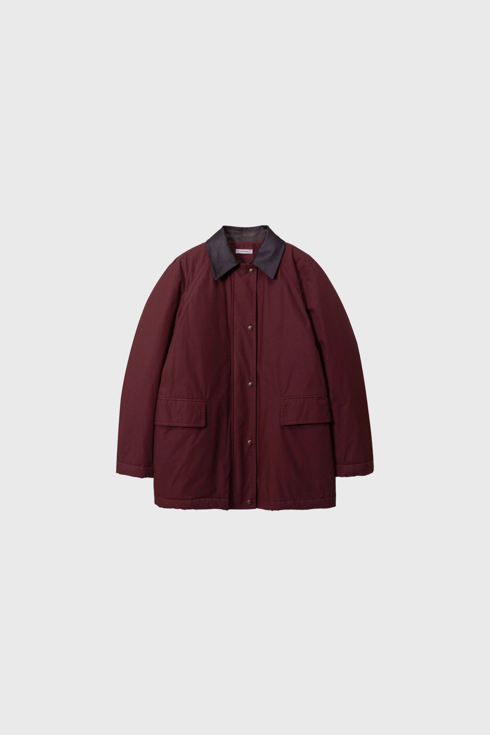 모노하][단독] Coated cotton work jacket (wine / brown / black)