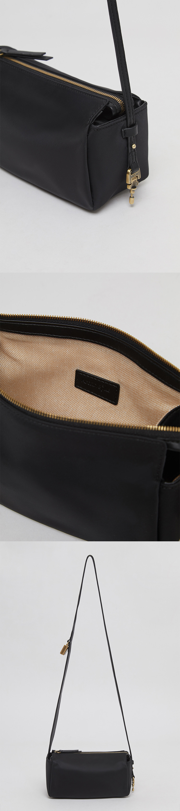 아카이브앱크]Luv lock toast bag(Nylon black)