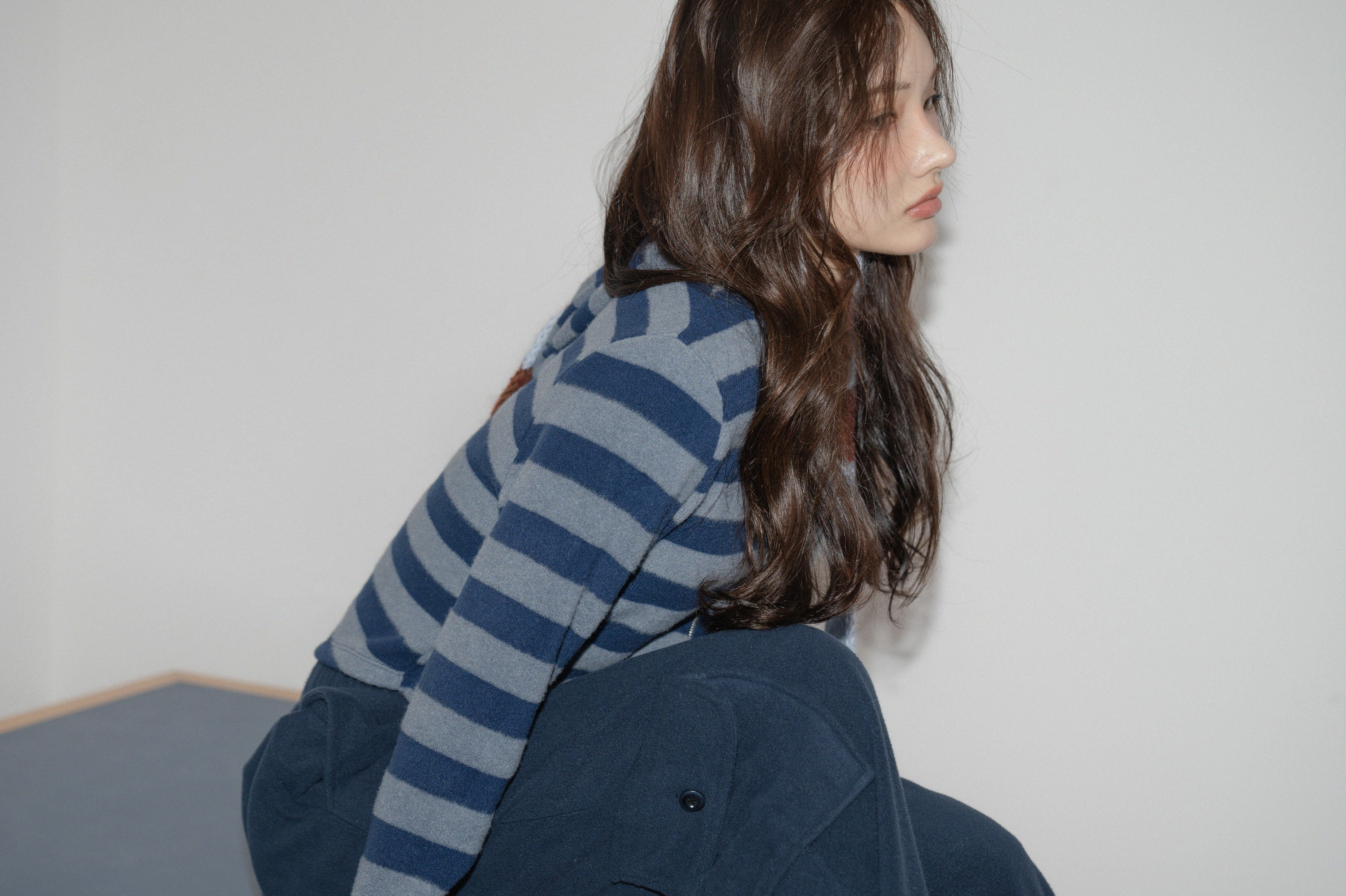 St hooded zip-up(Blue) 상세 이미지 4