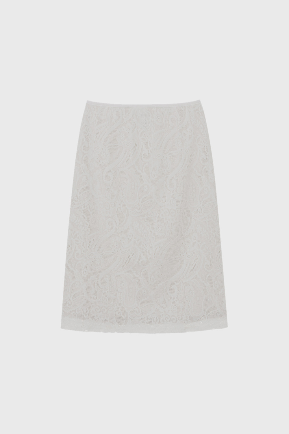 スカート MONOHA : 25SS / Lace band skirt (2colors) RE;CODE X MOONSTAR Half pleates layered skirt – Recode Global