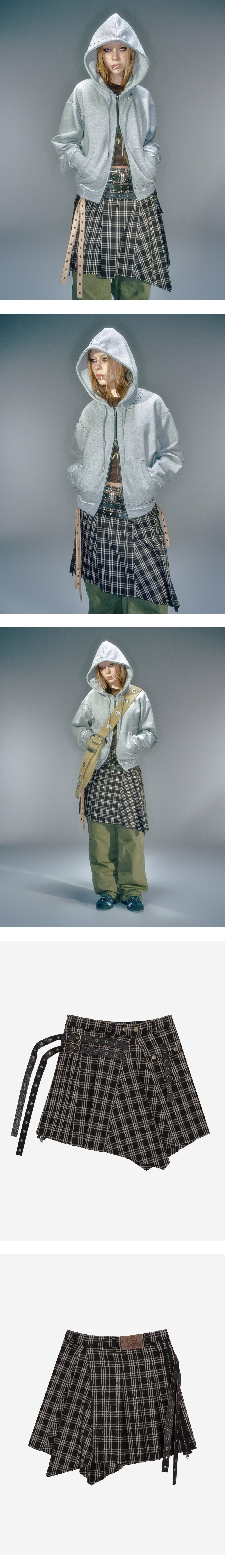 【VACANT Archive】関税/送料込み CAESARS BUCKLE LAP SKIRT CAESARS BUCKLE LAP SKIRT（スカート）｜VACANT Archive（ベイ