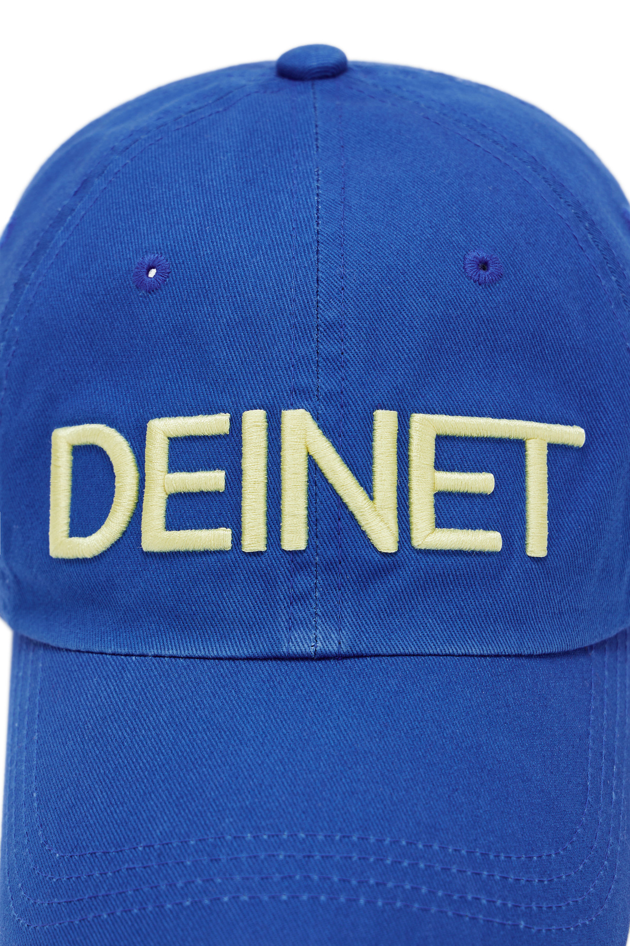 ファッション雑貨・小物その他 +DEINET+ DEINET LOGO CAP IN BLUE KDCXE4S34115300F 다이닛]DEINET WASHED LOGO CAP IN BLUE