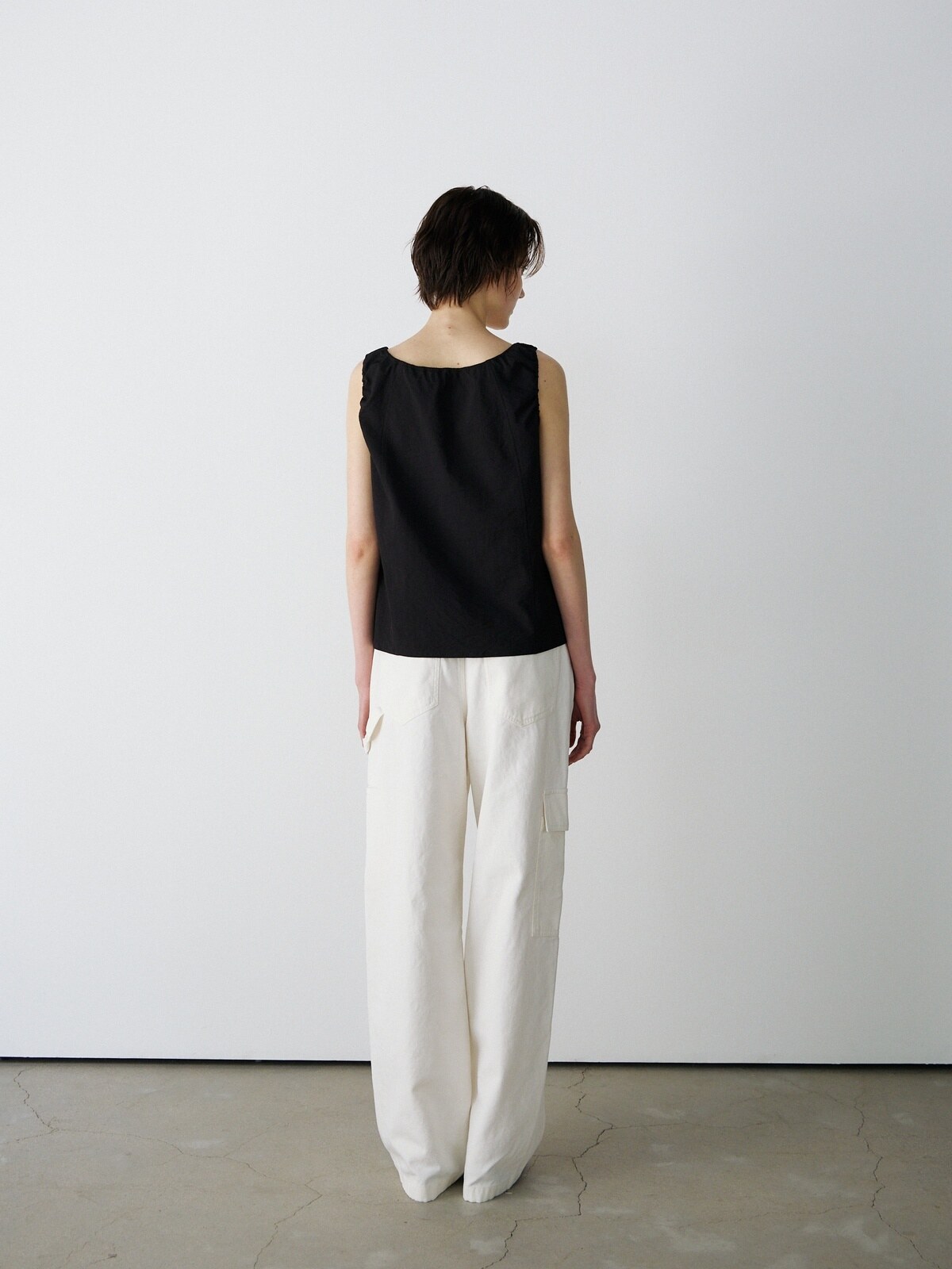 BREEZE TIE BLOUSE - 2 COLORS BLACK