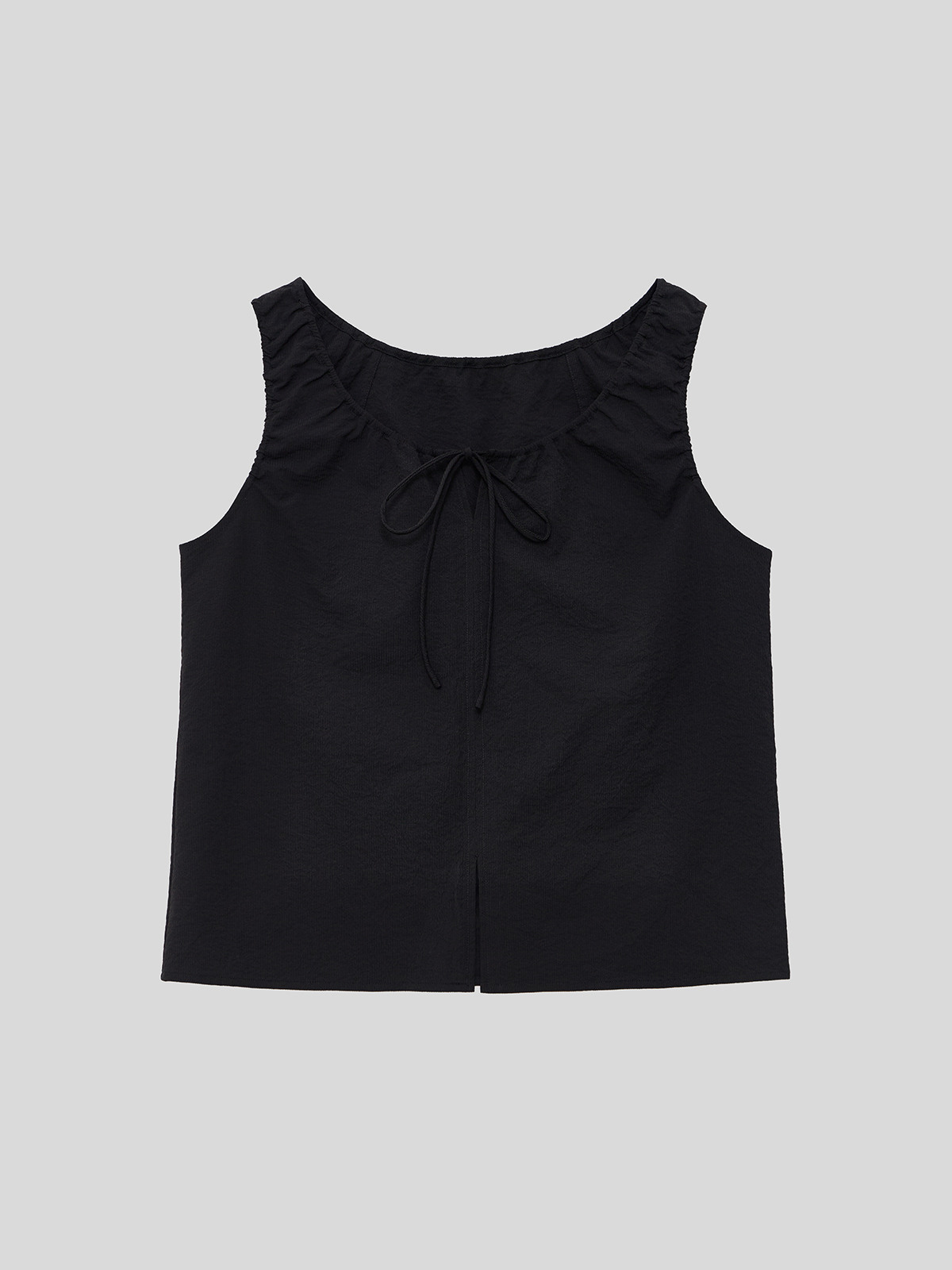 BREEZE TIE BLOUSE - 2 COLORS BLACK