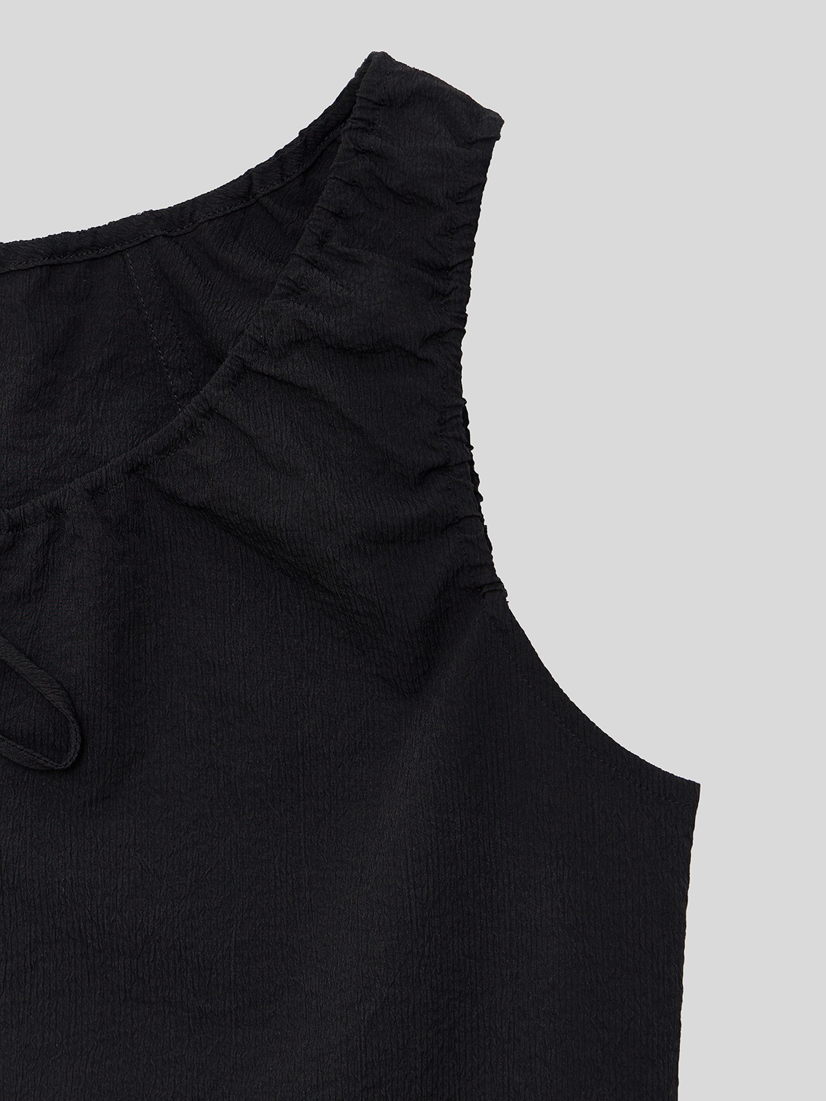 BREEZE TIE BLOUSE - 2 COLORS BLACK