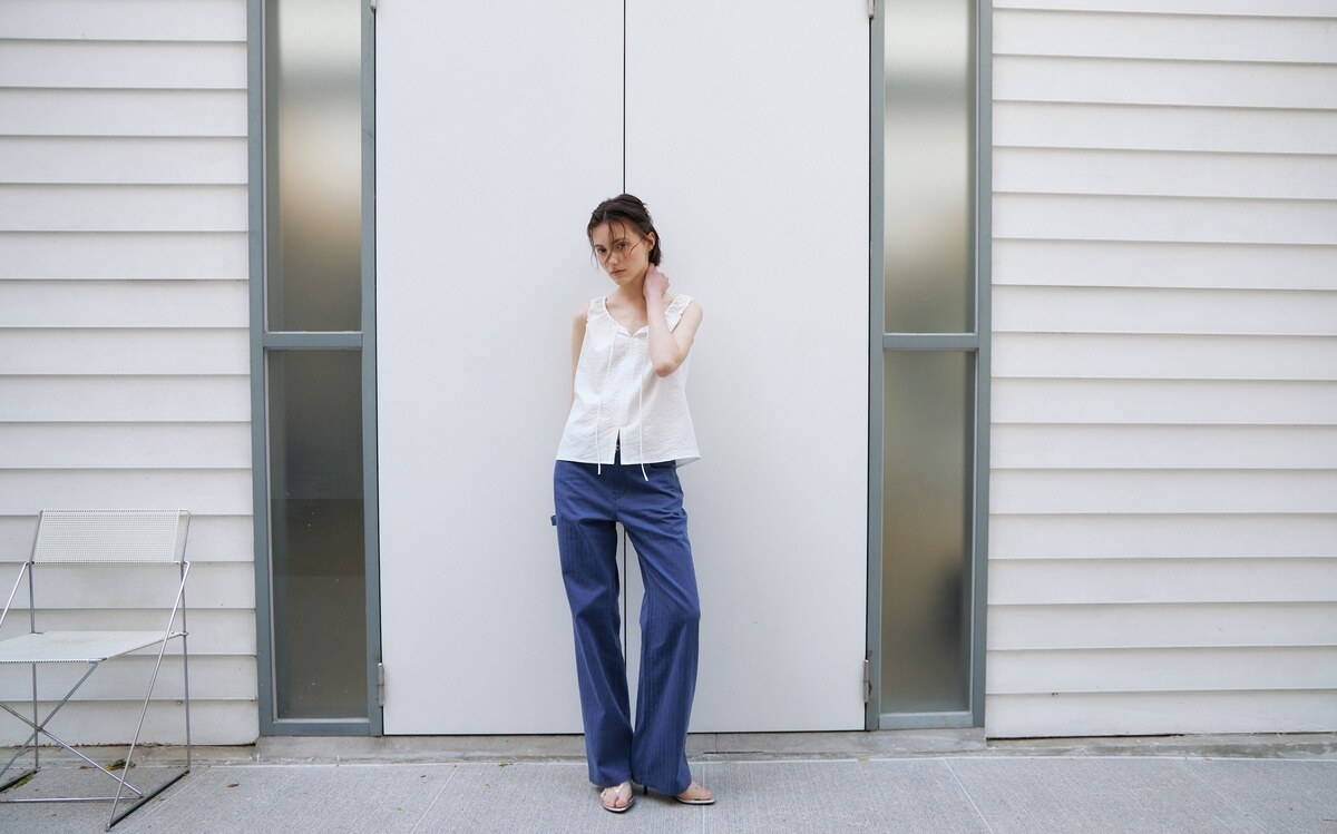 BREEZE TIE BLOUSE - 2 COLORS WHITE