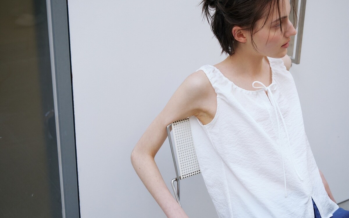 BREEZE TIE BLOUSE - 2 COLORS WHITE