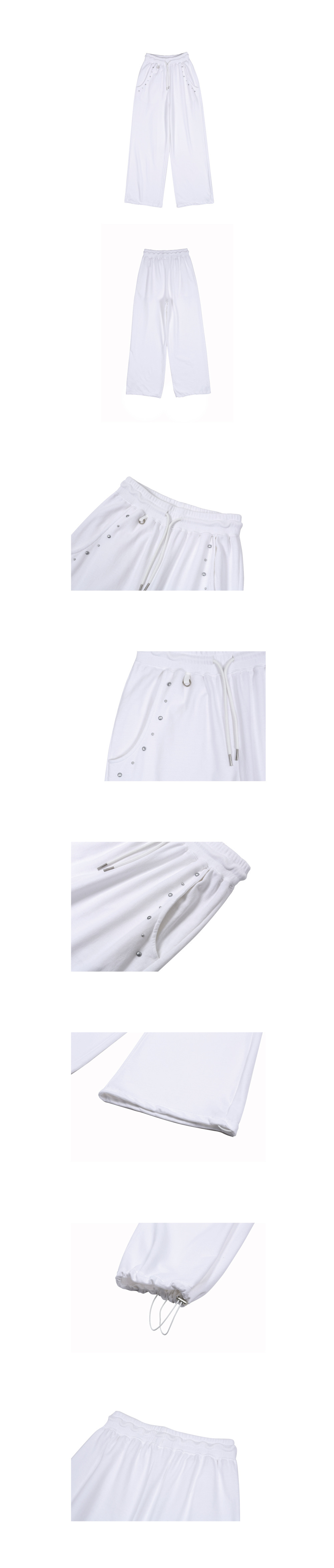 ◆ASURA◆ AS BASIC SWEATPANTS IVORY MUSINSA | ASURA POCKET STUD SWEATPANTS (IVORY)