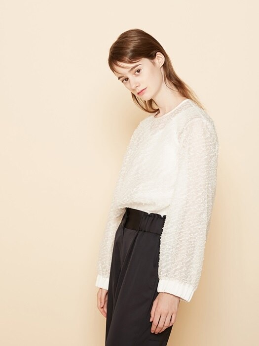 See-Through VOID BLOUSE _ 2 COLOR