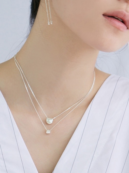 Off White Daily Simple Necklace