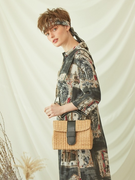 BON VOYAGE STRAW BAG_BLACK