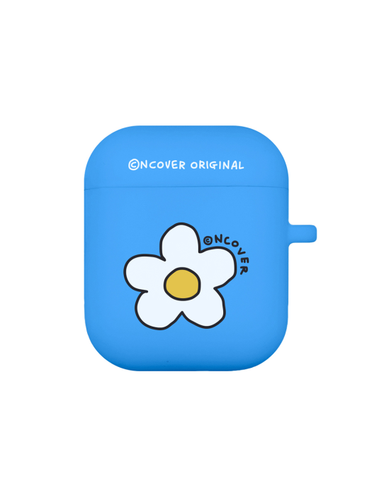 Flower point-blue(airpods jelly case)