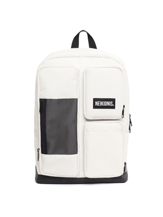 MESH SQUARE BACKPACK / IVORY