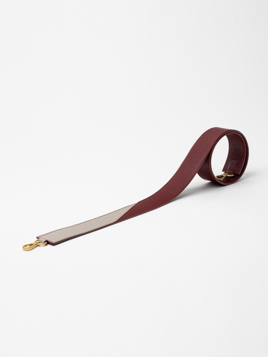 COR D4 STRAP BURGUNDY/CREAM