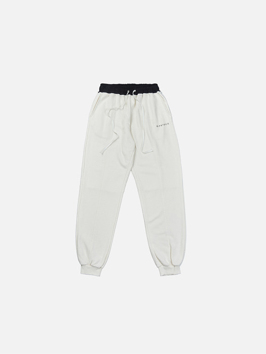 Logo Jogger Pants - Ivory