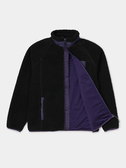 SCOUT JACKET LINER_BLACK/ROYAL VIOLET