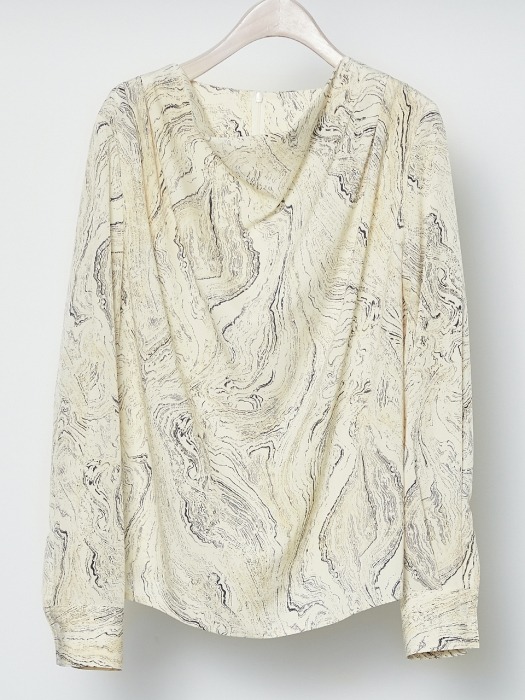 MARBLE BLOUSE_IVORY