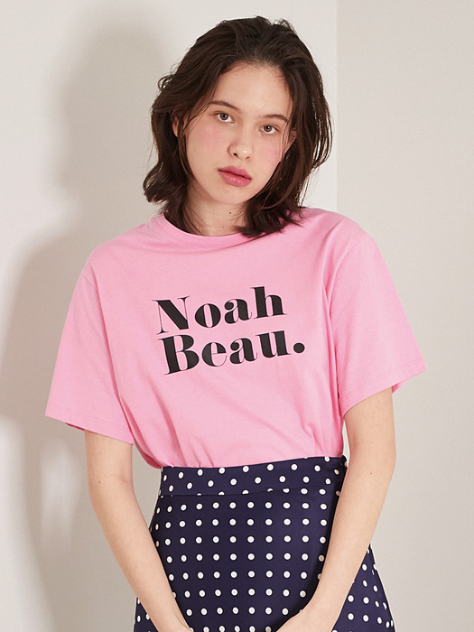 PINK NOAH BEAU TSHIRT (핑크 노아보 티셔츠)