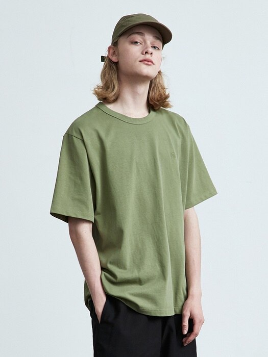 16color premium cotton t-shirt (green)