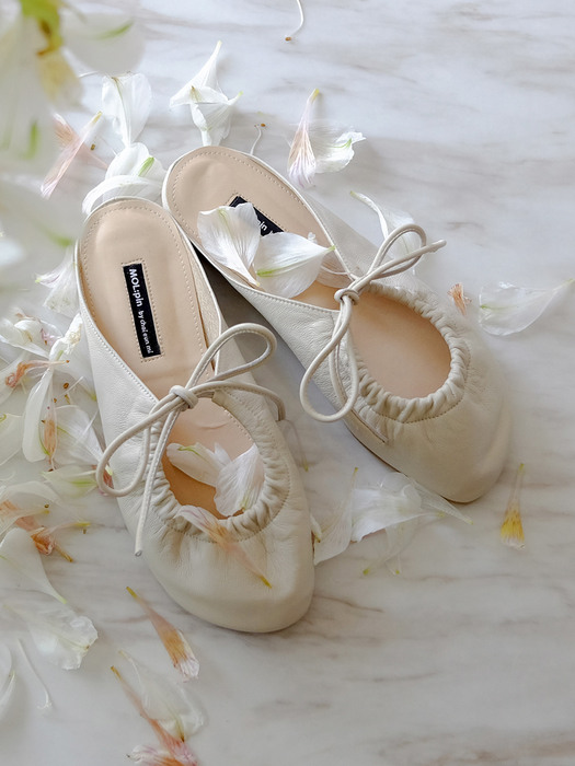 Ballerina flat shoes_back open_ivory