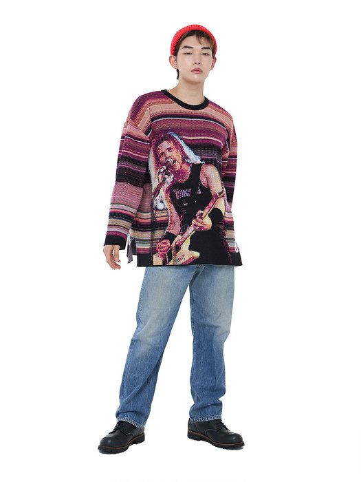 8D005 - OVERSIZED PSYCHEDELIC PULLOVER