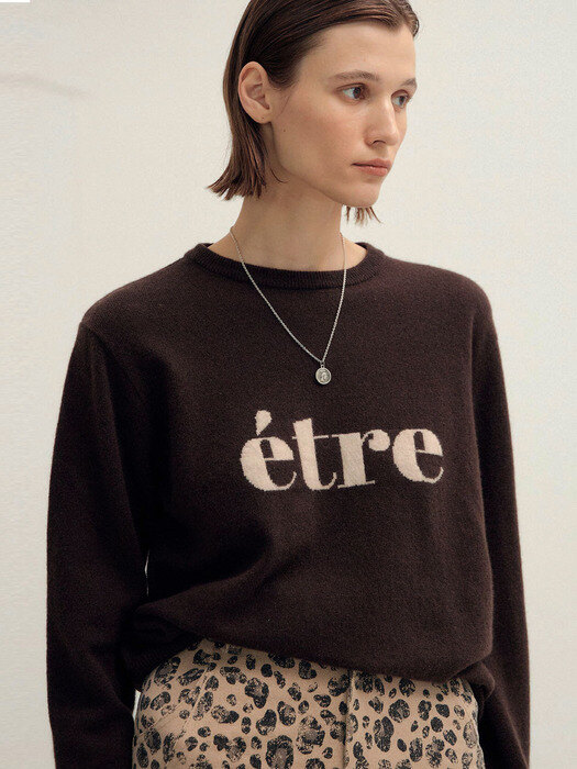 BROWN ETRE CASHMERE SWEATER (브라운 에트레 캐시미어 스웨터)