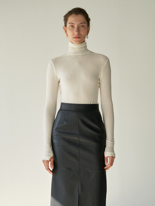 TTW WOOL BASIC TURTLENECK TOP 3COLOR