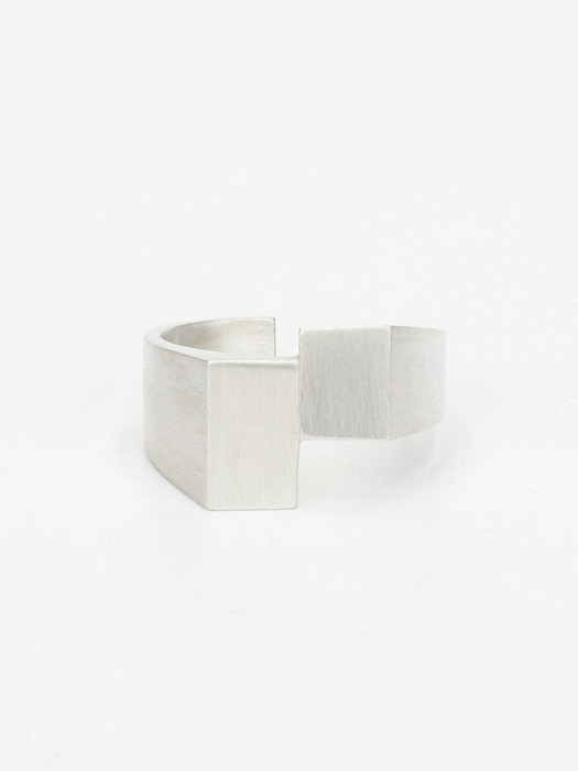 Double square ring small (silver 925)