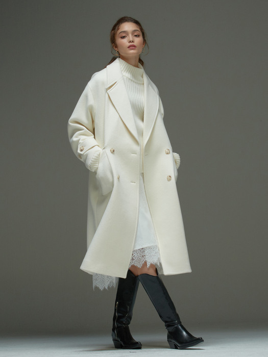 tailored coat Ivory