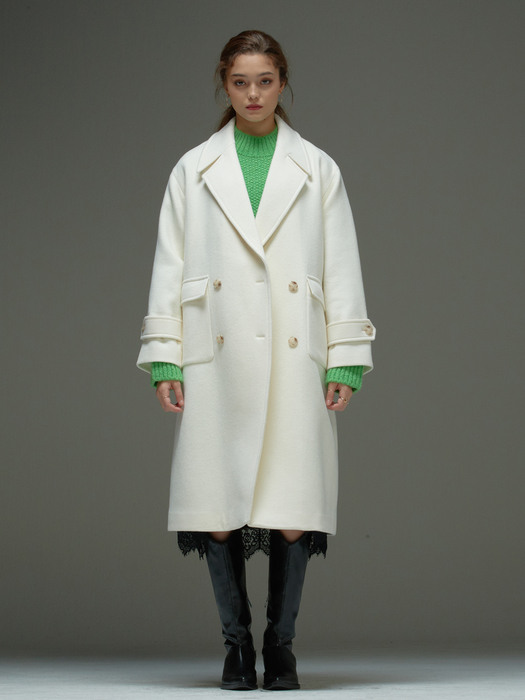 tailored coat Ivory