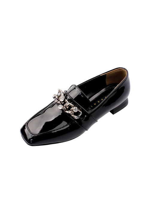 Regina Cristal Chain Loafer/L3002/EBK