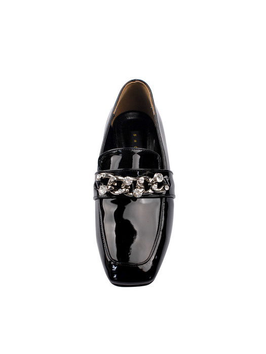 Regina Cristal Chain Loafer/L3002/EBK