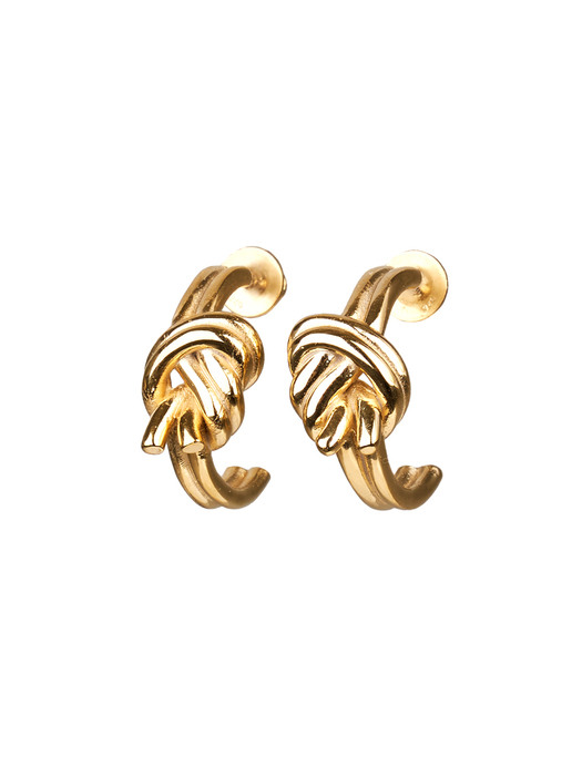KNOT EARRING_Gold