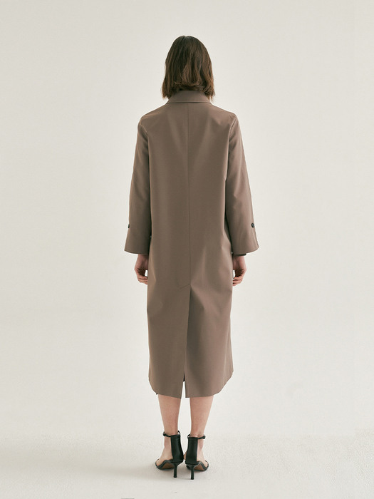 TUCK SLEEVE TRENCH COAT (2 colors)