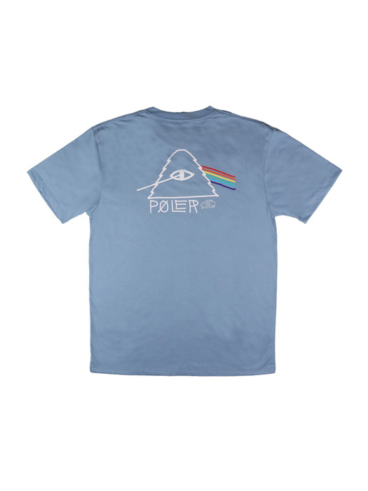 POLER PSYCHEDELIC TEE / SEAGUL BLUE