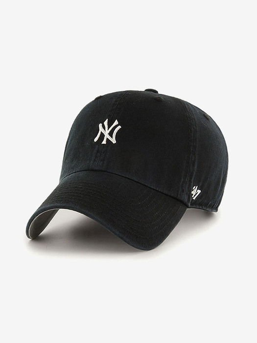 NY Small Logo Base Runner 47 CLEAN UP Black