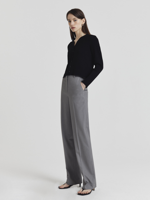 SEMI-WIDE SLACKS SOFT GREY_UDPA1E209G1