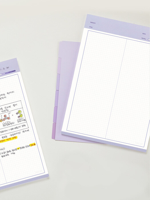 COLOR ENERGY NOTE PAD B5