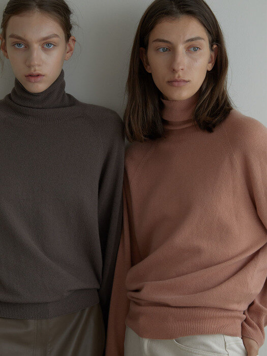 SLOW CASHMERE SWEATER (DUSTY PINK)