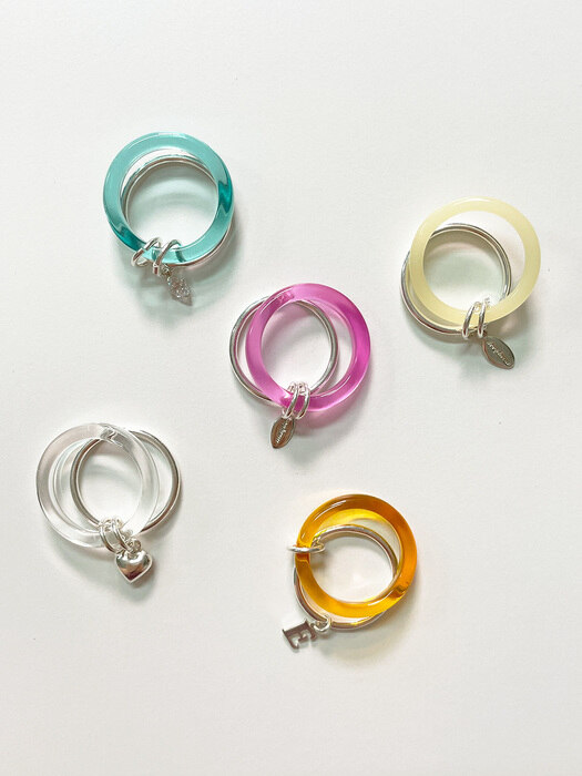 [단독]so sweet colorful ring (Silver 925)