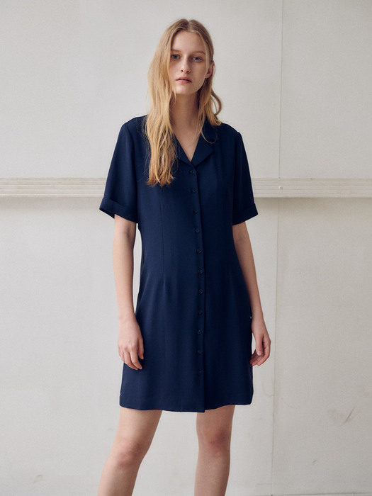 Tailored mini onepiece-navy