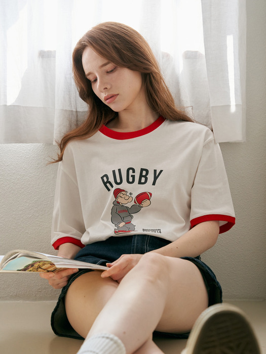 Popeye Ringer T-Shirts / 2 Color