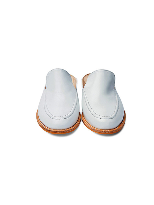 [리퍼브][250] Stitch loafers_white