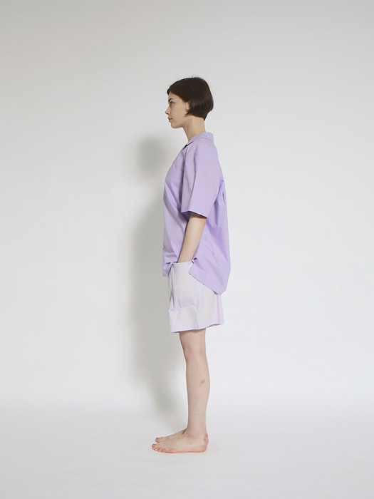 100% Cotton Pajamas for Unisex (Purple)