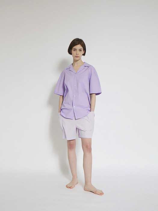100% Cotton Pajamas for Unisex (Purple)