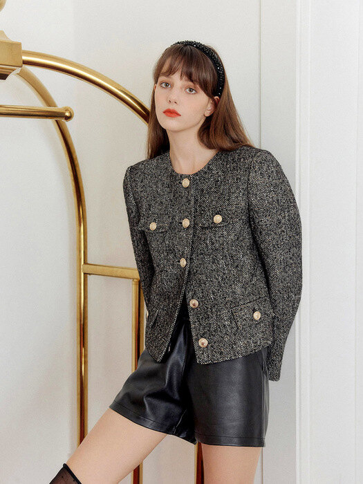 블랙 제이스 클래식 트위드 자켓 / BLACK JACE CLASSIC TWEED JACKET