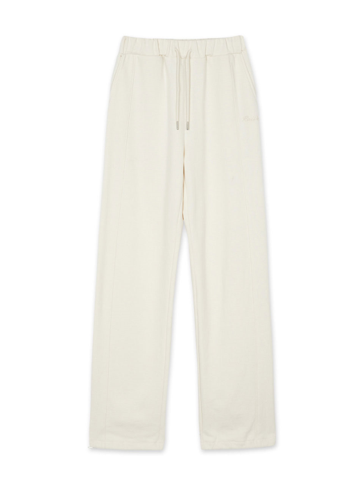 String Cotton Sweatpants in Ivory VW1WL119-03