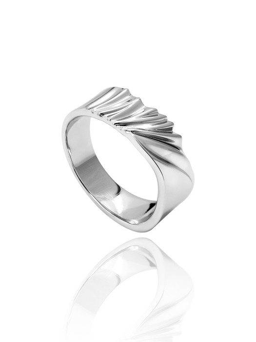 Lennox silver couple ring(men)